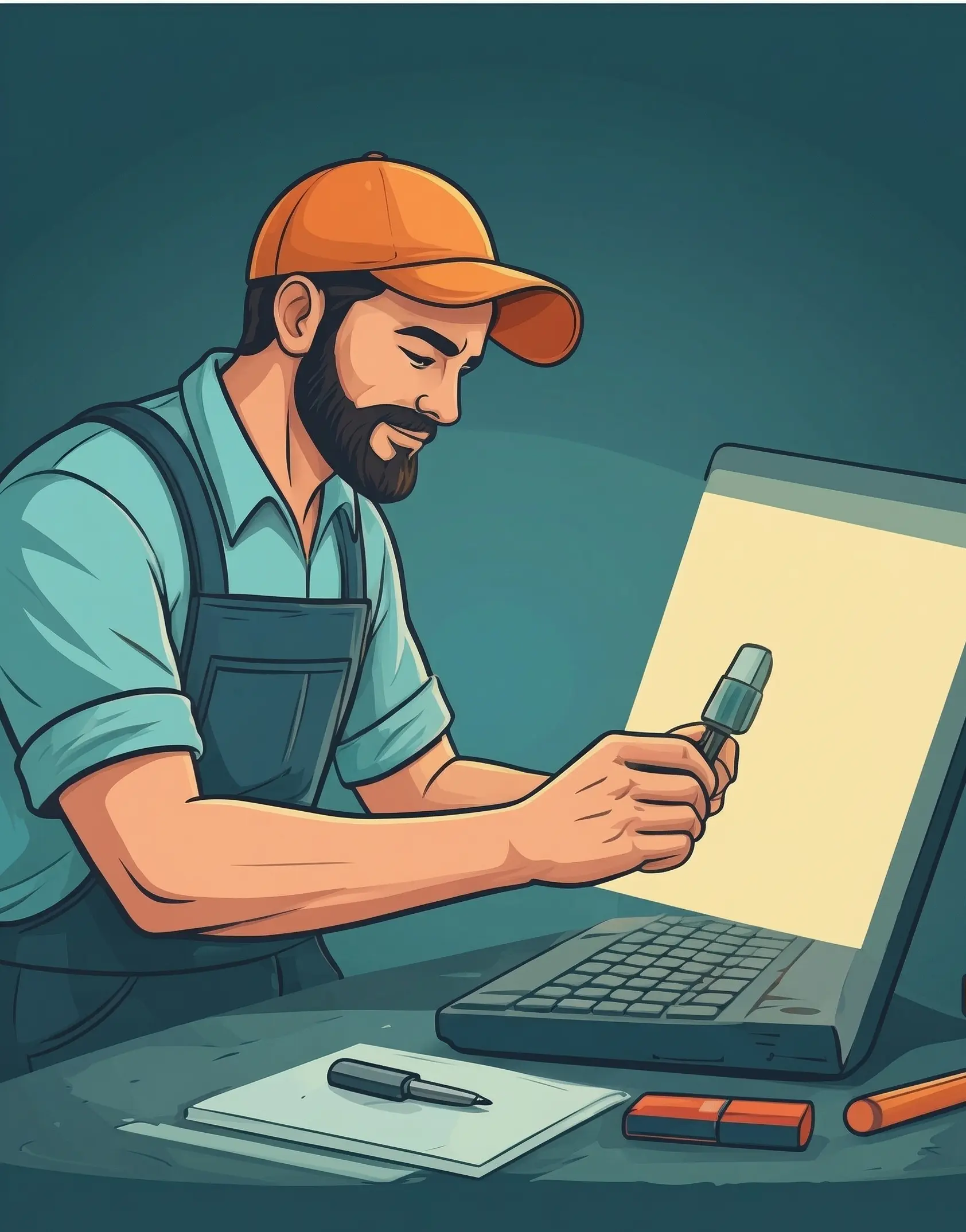 Master leather artisan's hands carefully applying edge paint to a bespoke leather piece in a sunlit Florence workshop