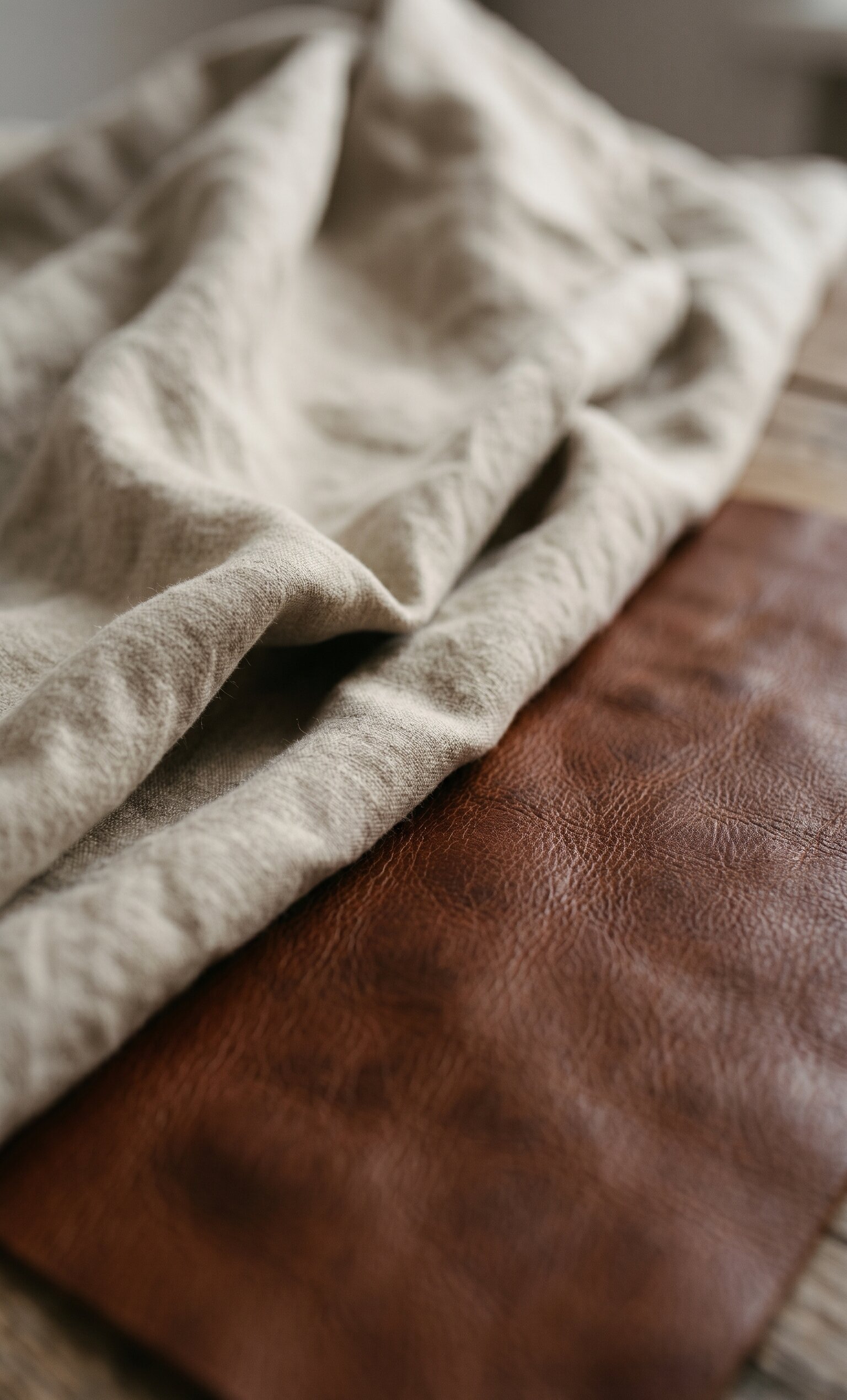 Full-grain leather hide