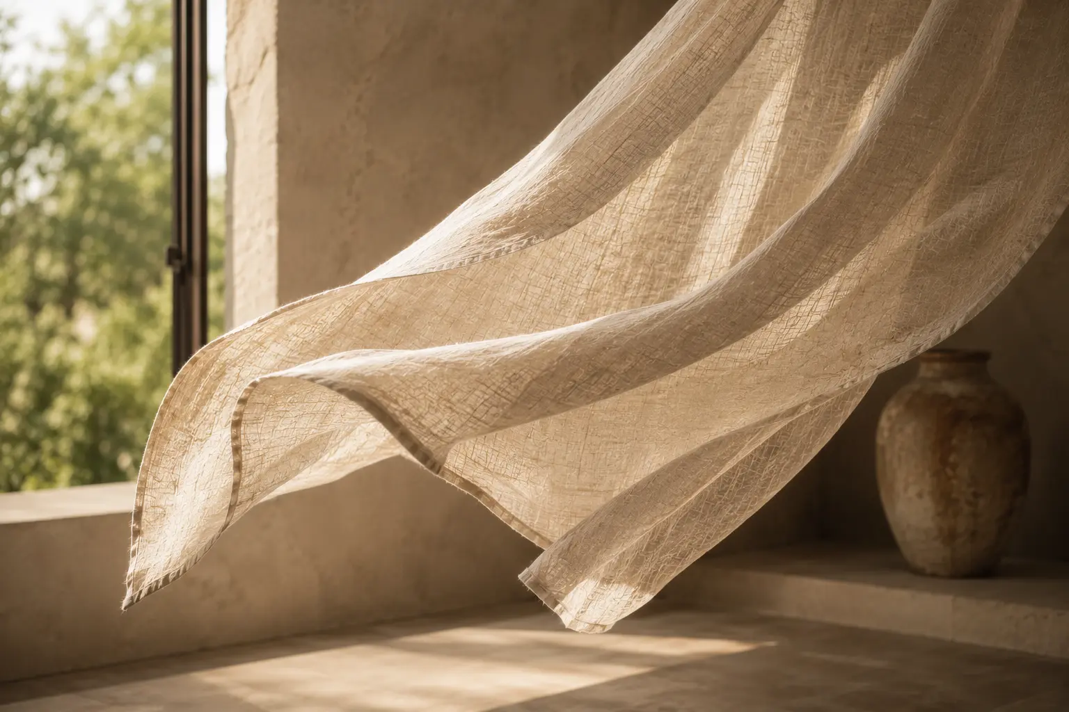 Raw linen